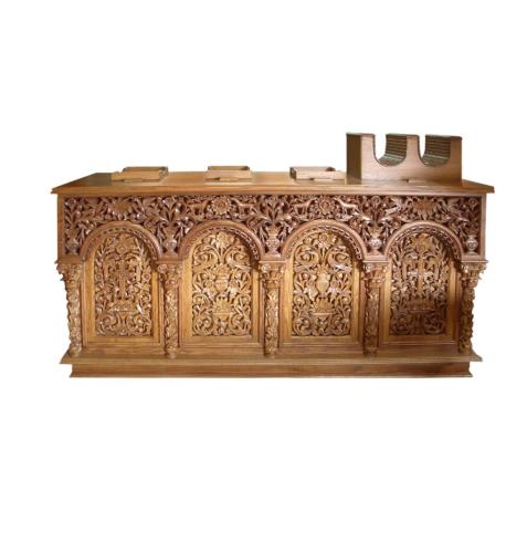 CANDLE STAND , BAROQUE PERFORATED